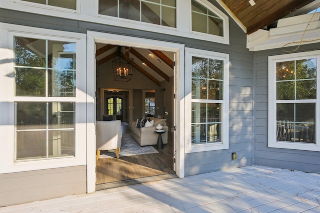 38134 Cascade Ct, Magnolia, TX 77354 - entrance to property with a deck