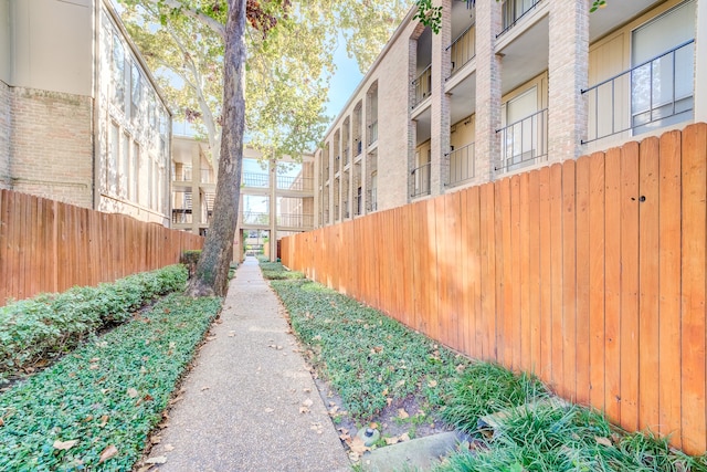 exterior space featuring a balcony