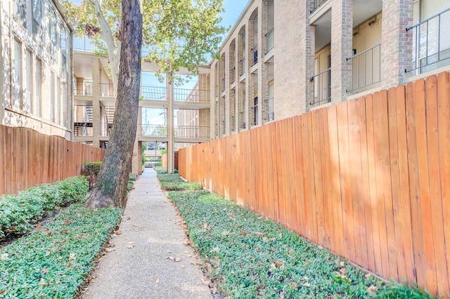 exterior space with a balcony