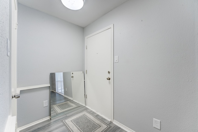 interior space with light wood-type flooring