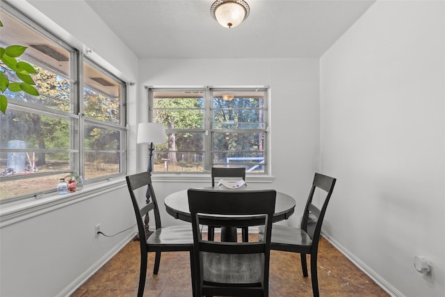 view of dining space