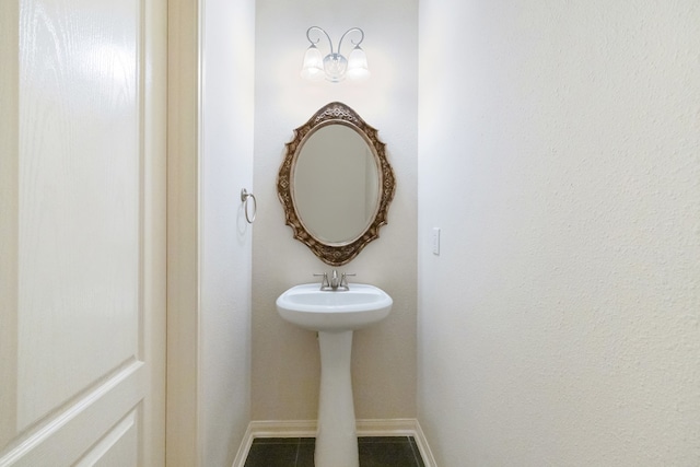 bathroom featuring tile patterned floors