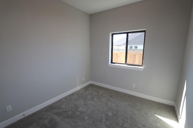 empty room with carpet floors