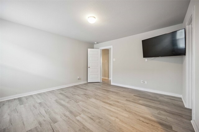 interior space with light wood-type flooring