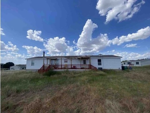 view of rear view of property