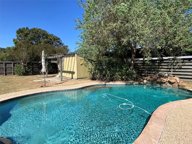 view of pool