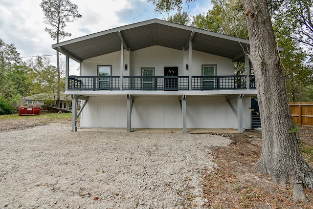 view of rear view of house