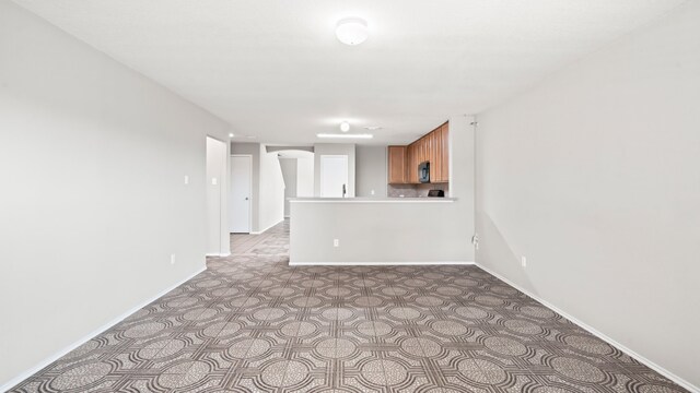 view of unfurnished living room