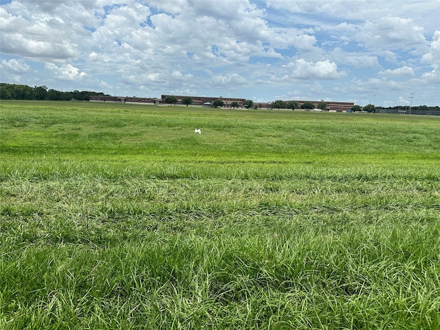 view of landscape featuring a rural view