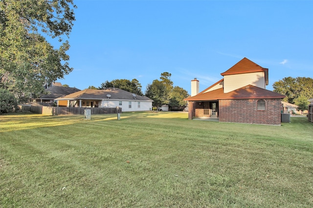 view of yard with a patio area