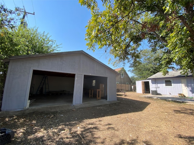 exterior space featuring an outdoor structure