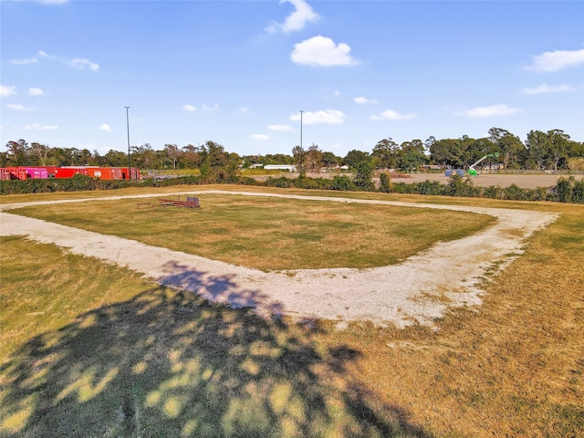 surrounding community featuring a lawn