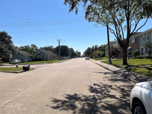 view of road