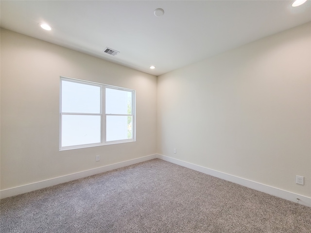 empty room with carpet floors