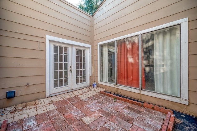 view of patio / terrace with french doors