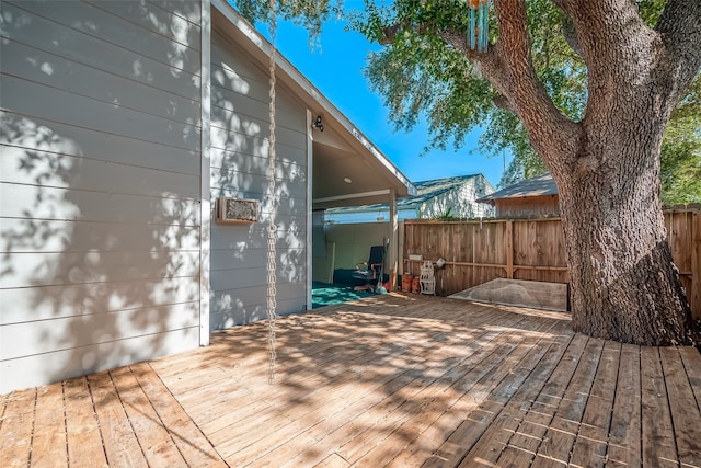 view of deck