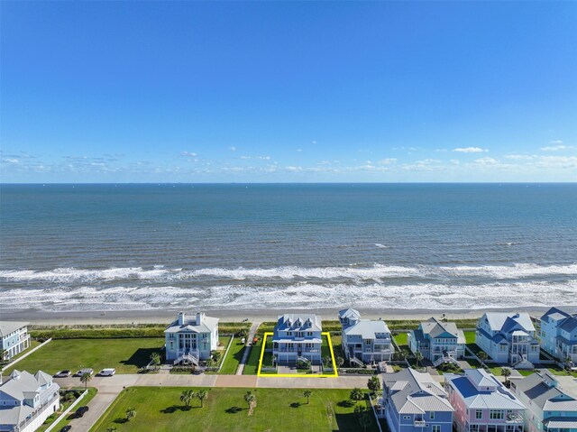 11707 Beachside, Galveston, TX 77554 - aerial view of expansive coastline