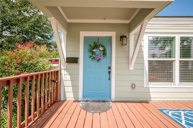 view of property entrance