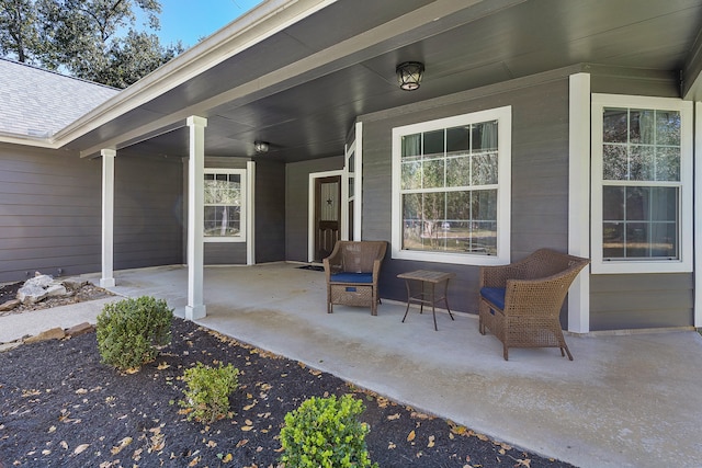 view of patio / terrace with covered porch