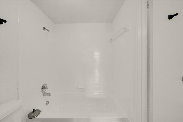 full bath with shower / bathing tub combination and toilet