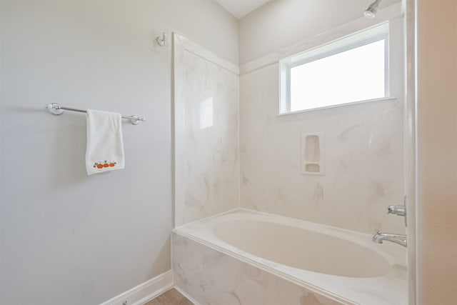 bathroom featuring shower / bathtub combination