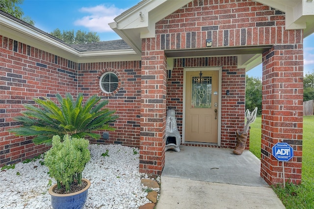 view of entrance to property