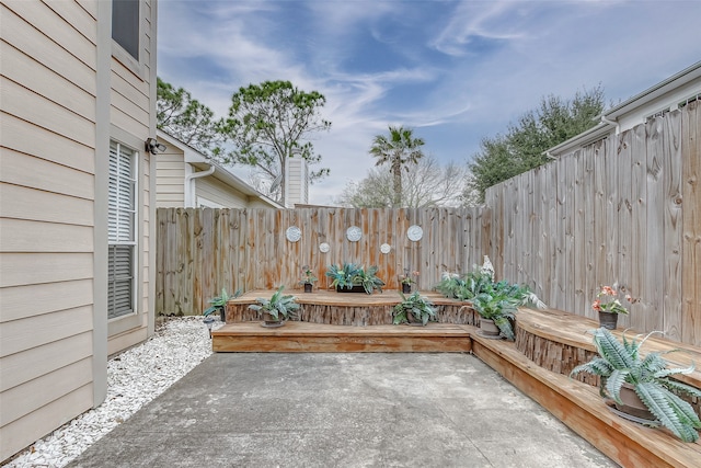 view of patio