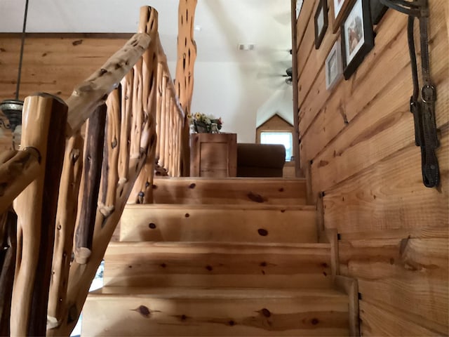 view of stairs