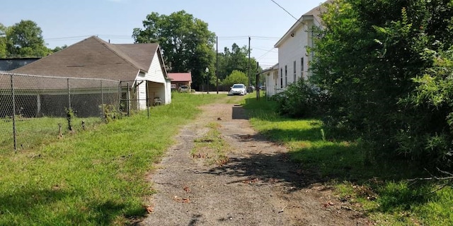 view of road