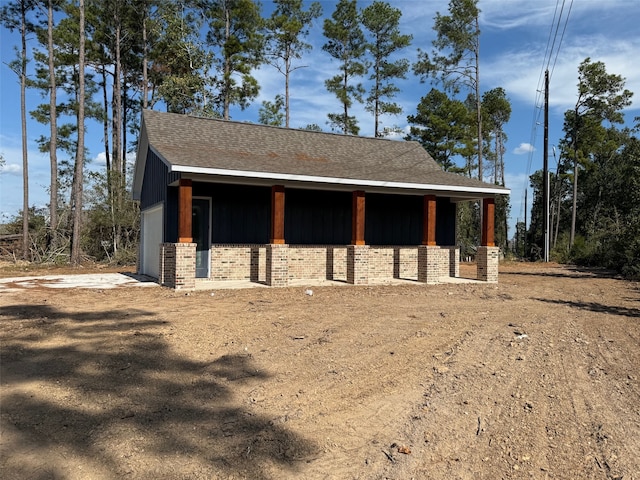 view of stable