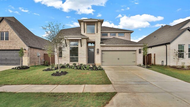 view of front of house with a front yard