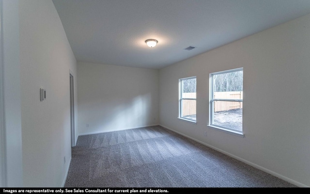 unfurnished room featuring carpet floors