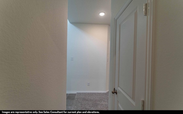 corridor featuring tile patterned floors