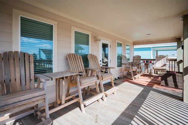 12919 Coronado Dr, Freeport, TX 77541 - view of wooden deck