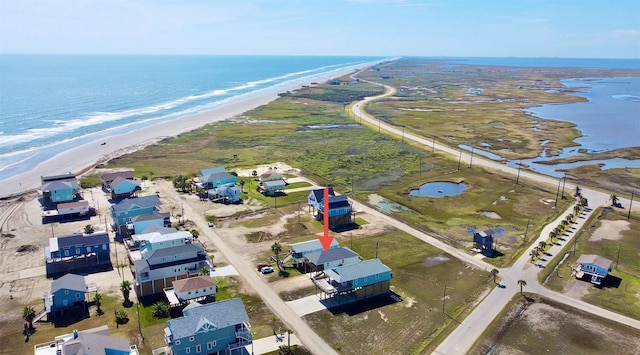 12919 Coronado Dr, Freeport, TX 77541 - aerial view of property and surrounding area with expansive beach