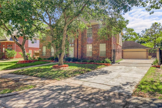 view of front of property