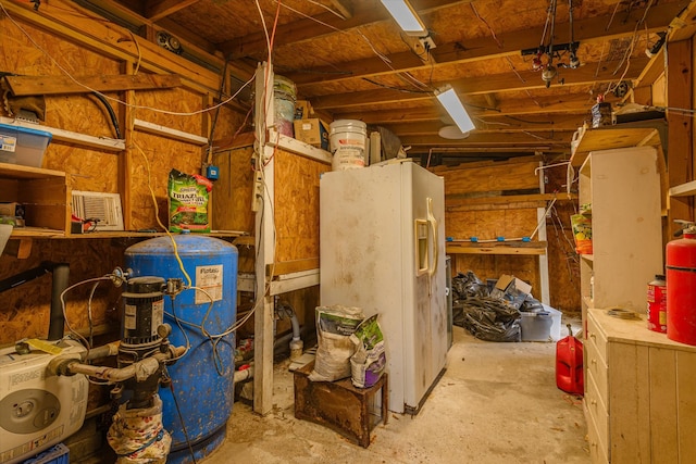 view of storage room