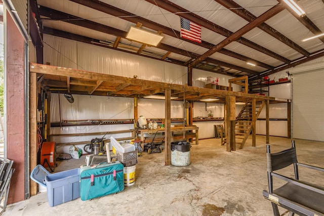 view of storage