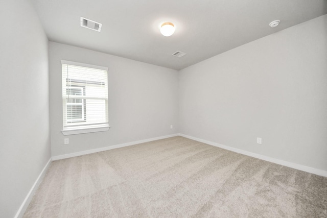 empty room with light carpet