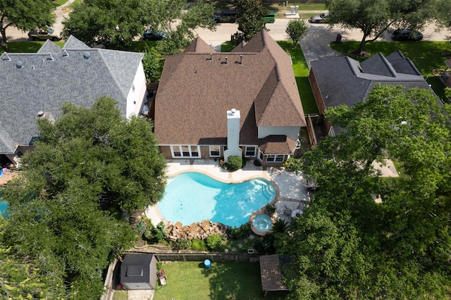 aerial view