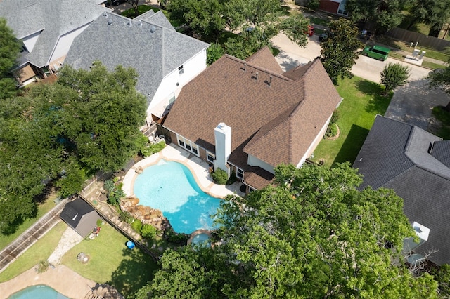 drone / aerial view