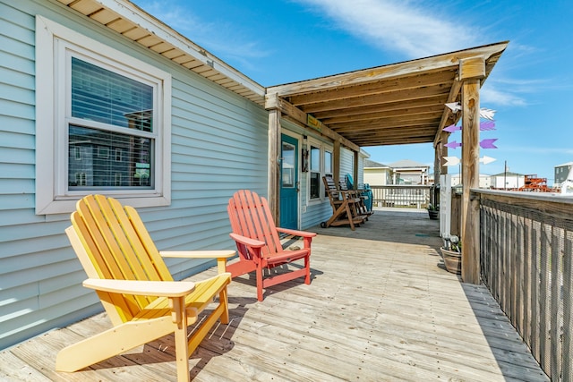 view of deck