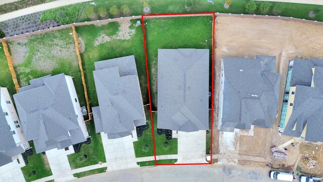 drone / aerial view featuring a residential view