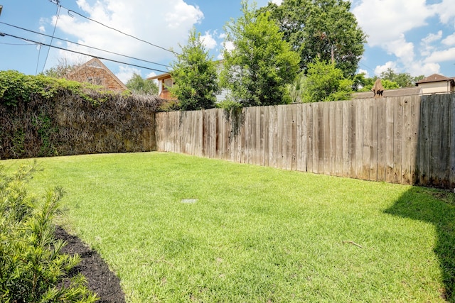 view of yard