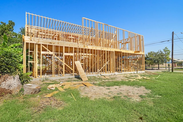 exterior space with a wooden deck