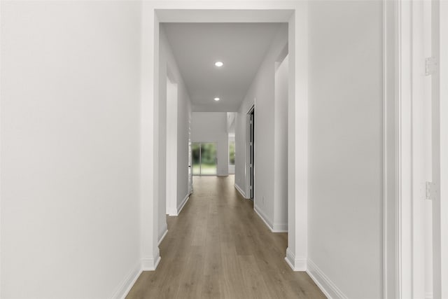 4622 Sycamore Way Rd, Fulshear, TX 77441 - hallway with wood finished floors and recessed lighting