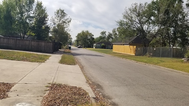 view of road