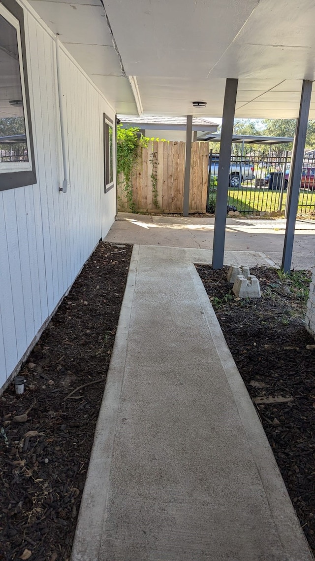 view of patio