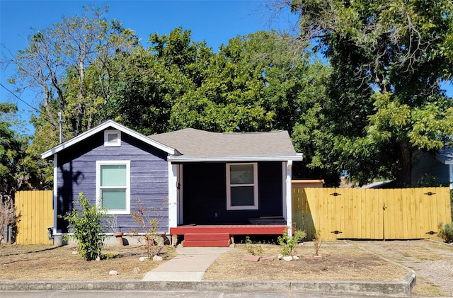 view of front of home