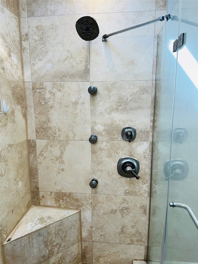 bathroom with walk in shower